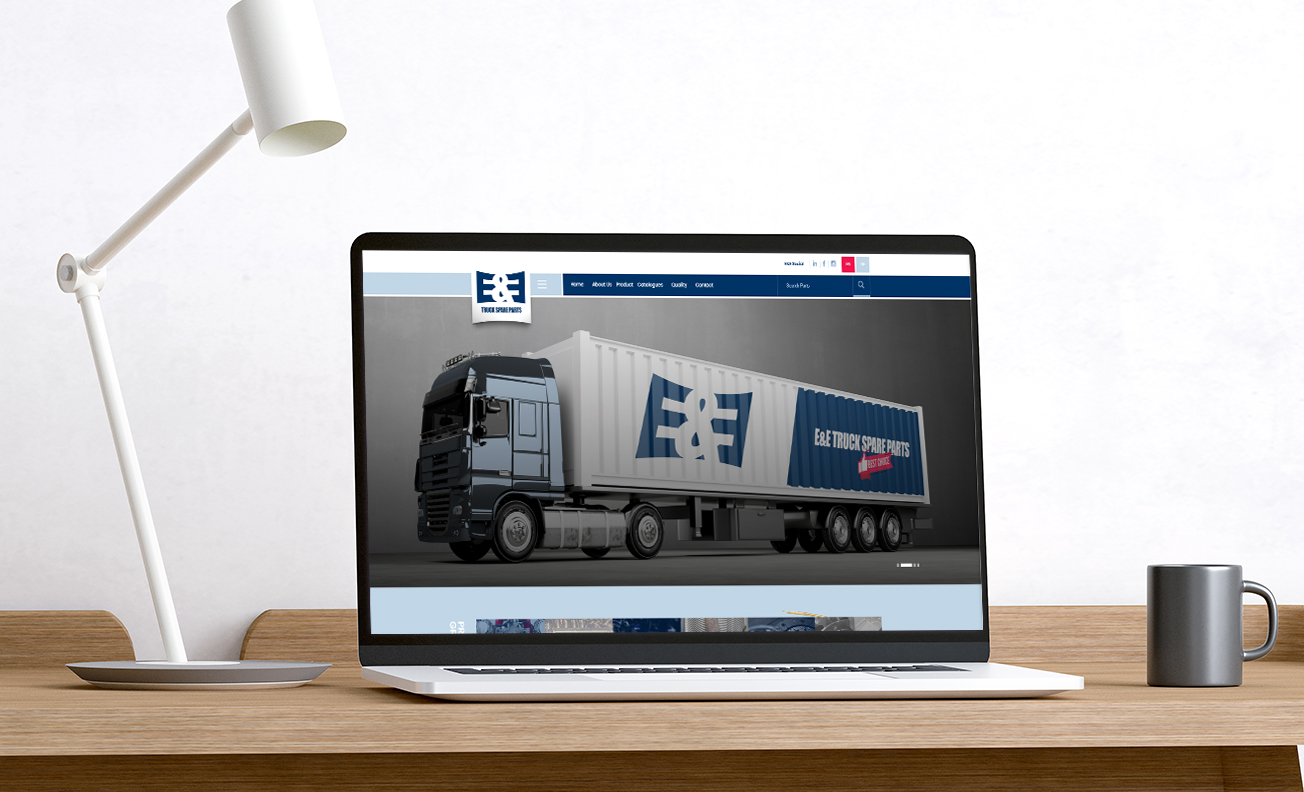 E&E Truck Spare Parts - Premium Web Siteleri